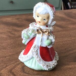Vintage Lefton Christmas Angel Bell